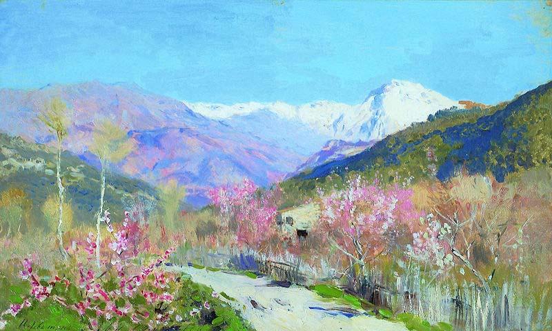 Isaac Levitan Spring in Italy China oil painting art